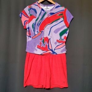 Juicy by Juicy Couture Terry Cloth 2 Piece Set Crop Top and Shorts Sz Medium NWT